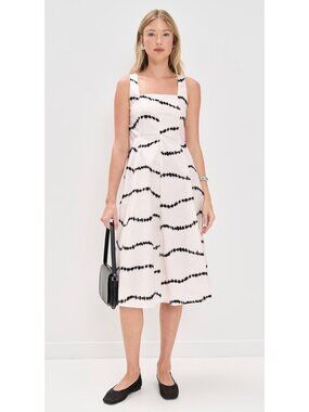The Lulo Project The sea Print Dress in Beige Size L